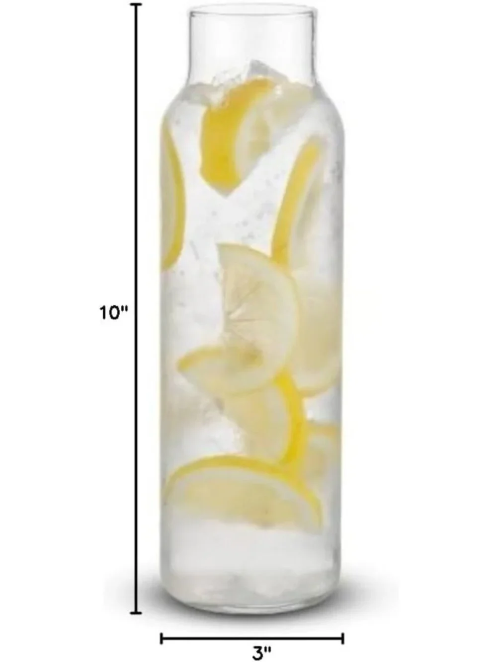 Stylish 24 Oz Hydration Decanter Carafe Bottle with Lid - Perfect for Home